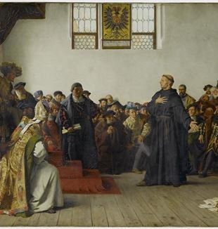 Martin Luther at the Diet of Worms. Wikimedia Commons