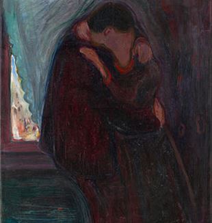 The Kiss by Edvard Munch