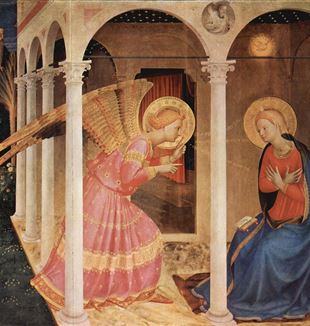The Annunciation. Wikimedia Commons
