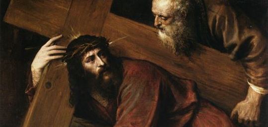 Christ Carrying the Cross by Titian via Wikimedia Commons