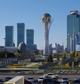 Central Downtown Astana, Kazakhstan. Flickr