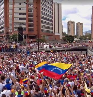 Venezuelan protests, January 23, 2019. Via Wikimedia Commons
