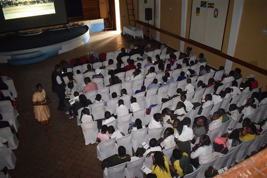 Audience of the film. Courtesy of AVSI Kenya.