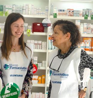 The day of collection of the Pharmaceutical Bank in Argentina