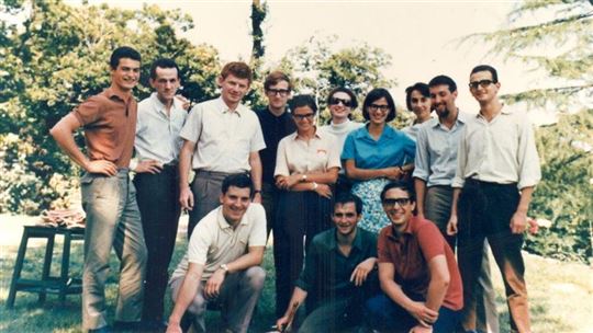 August 1968. Students from the Catholic, State and Polytechnic universities who were dear friends of Giussani. 