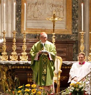Cardinal Pietro Parolin in Santa Maria Maggiore (Photo: Vito Sidoti)